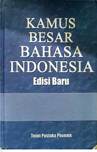 Image of Kamus Besar Bahasa Indonesia Edisi Baru