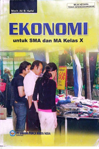 Image of EKONOMI Untuk SMA dan MA Kelas X